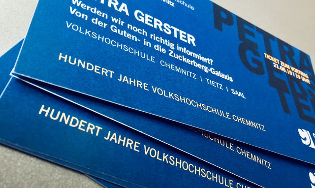 Tickets für 21.06.19 Petra Gerster