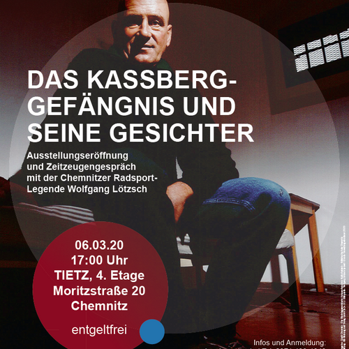 Plakat zur Ausstellung "Das Kaßberg-Gefängnis und seine Gesichter"